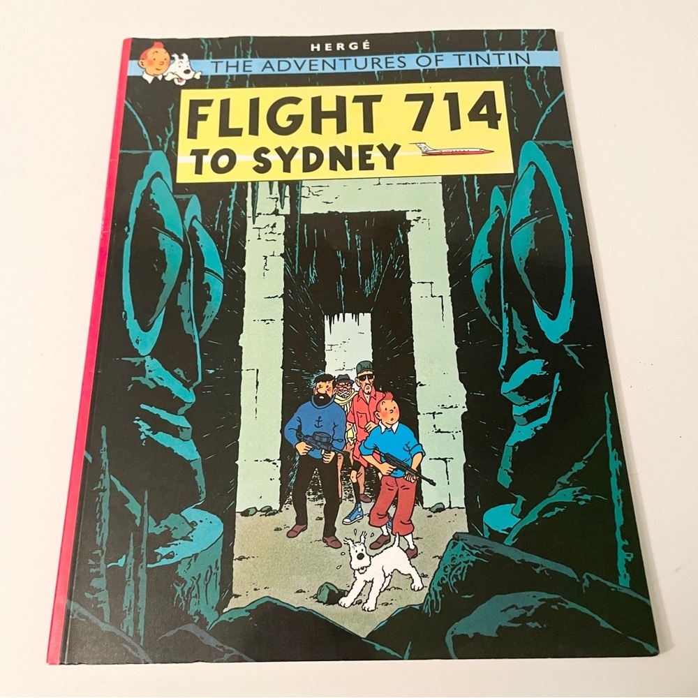 The Adventures of Tintin Flight 714 to Sydney Herge Farshore Graphic Novel